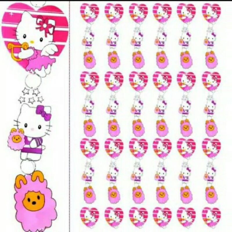 Tirai plastik karakter hello kitty gorden hello kitty