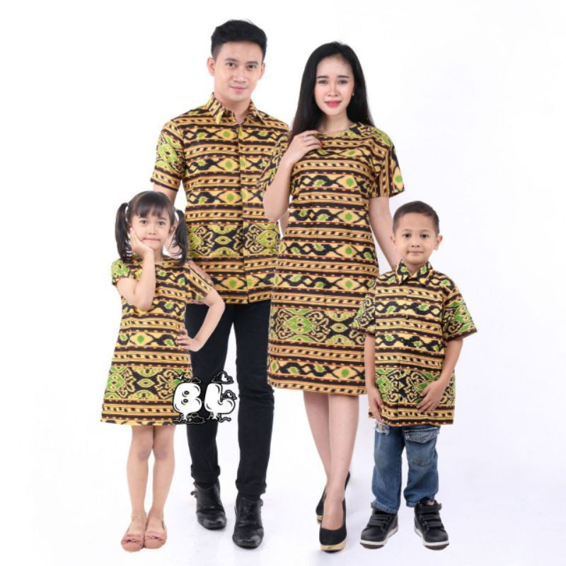 COUPLE KELUARGA DRESS BATIK BATIK COUPLE GROSIR BATIK SONIA DRESS