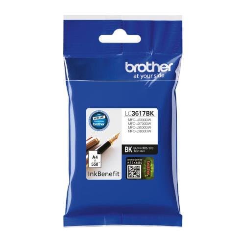 Brother Ink Catrigde LC3617.BK - Tinta Printer LC3617 Hitam 100% ORIGINAL