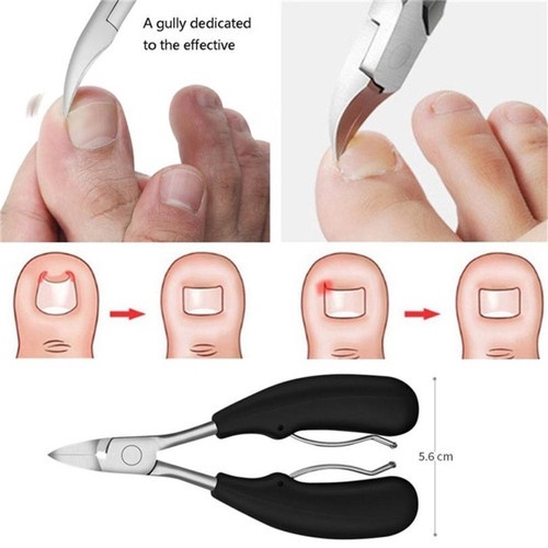 Gunting Kuku Jempol Kaki Anti Cantengan Gunting Pemotong Kuku Jempol Kaki Toe Nail Clipper Edge Cutter Gunting Kuku Jempol Kaki Miring Stainless