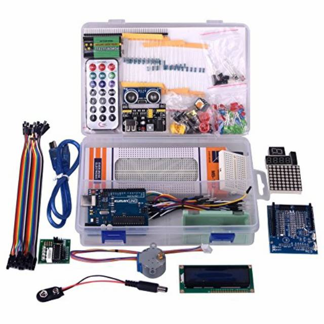 Arduino Uno R3 starter kit paket belajar  compatible 2