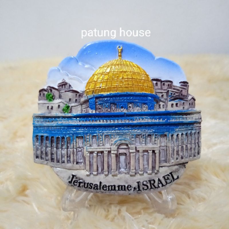 Fridge Magnet Tempelan Kulkas Souvenir Jerusalem Israel
