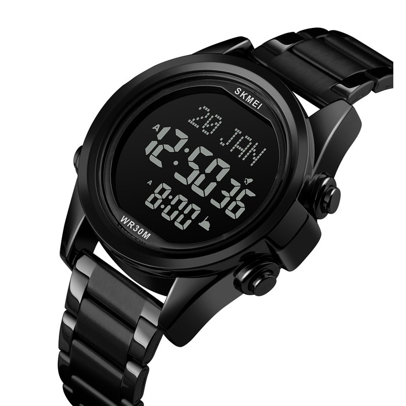 Jam Tangan SKMEI 1667 Black-Black Digital Multifungsi