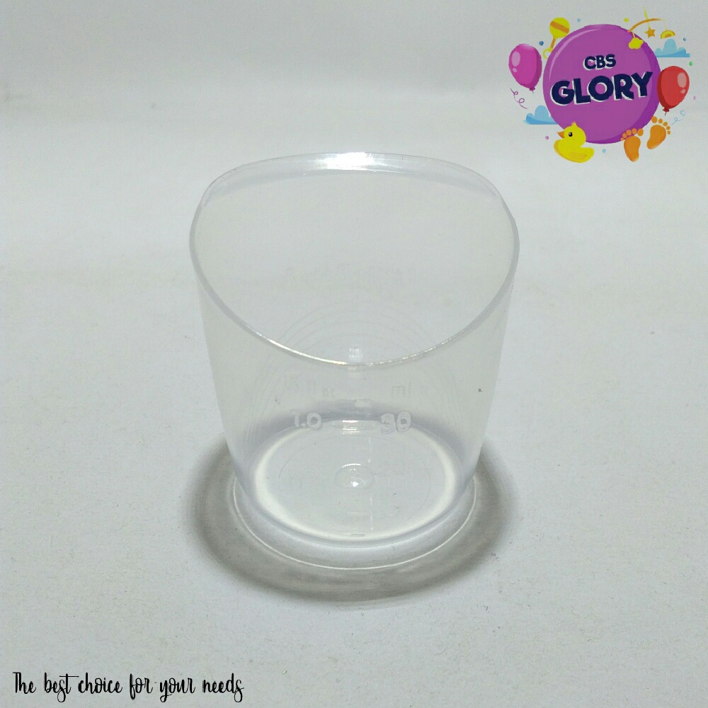 Cup feeder Huggy Baby Gelas Takar Minum ASI Atau Obat 30ml 1.0 Oz BPA Free