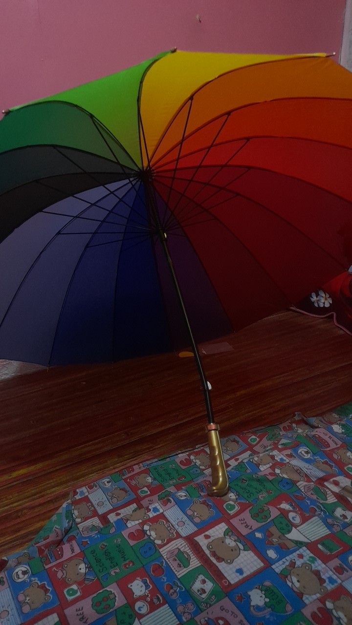 Payung Jumbo Rainbow 16 Jari / Payung Golf Besar