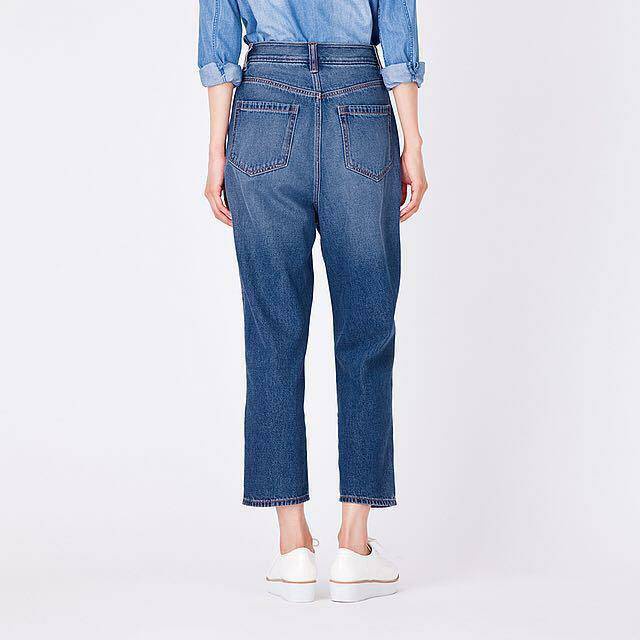 GU denim pants (garis lipatan tengah)