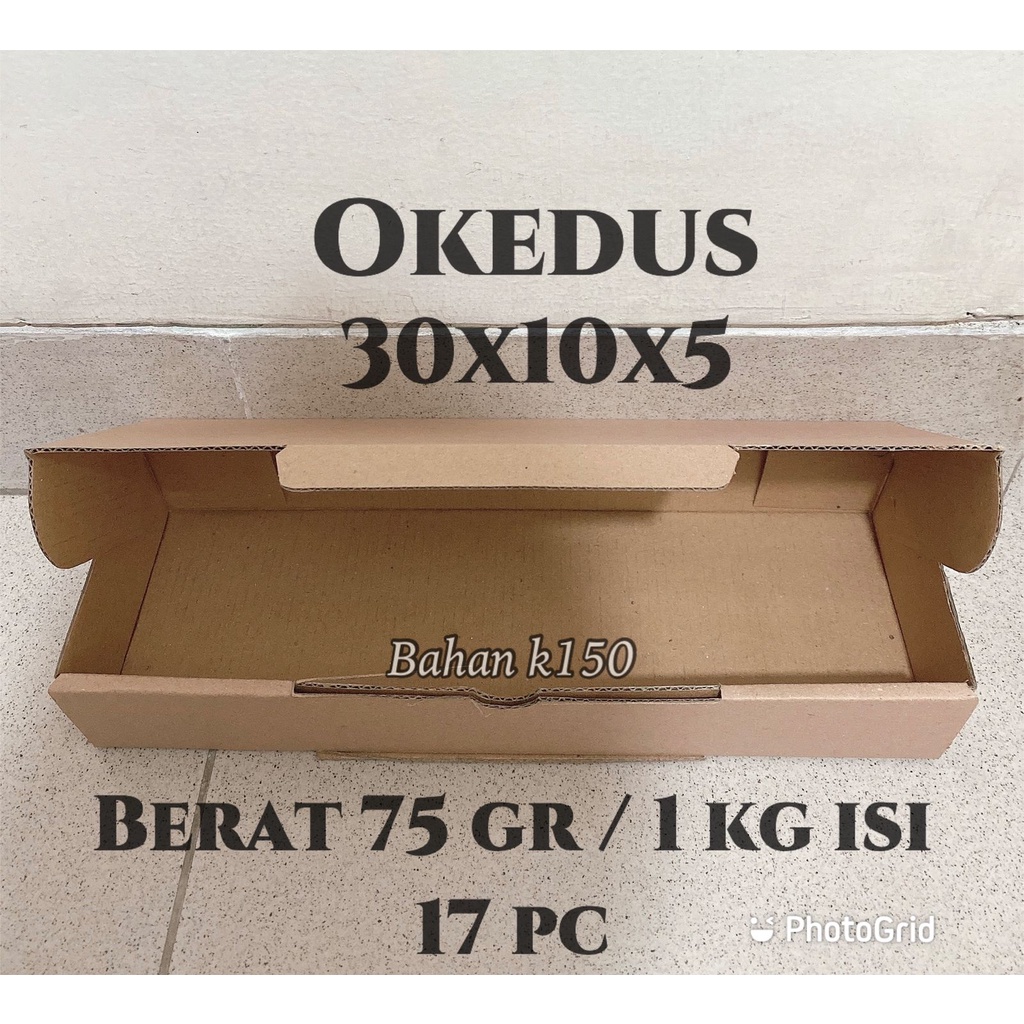 

Dus 30x10x5 die cut box packing brownis murah