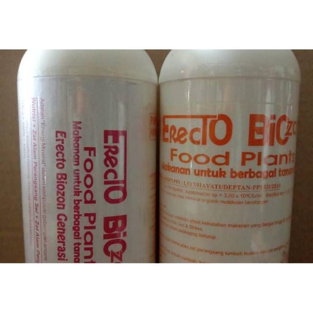 PUPUK CAIR ERECTO BIOZON G2 TUTUP ORANGE 1L