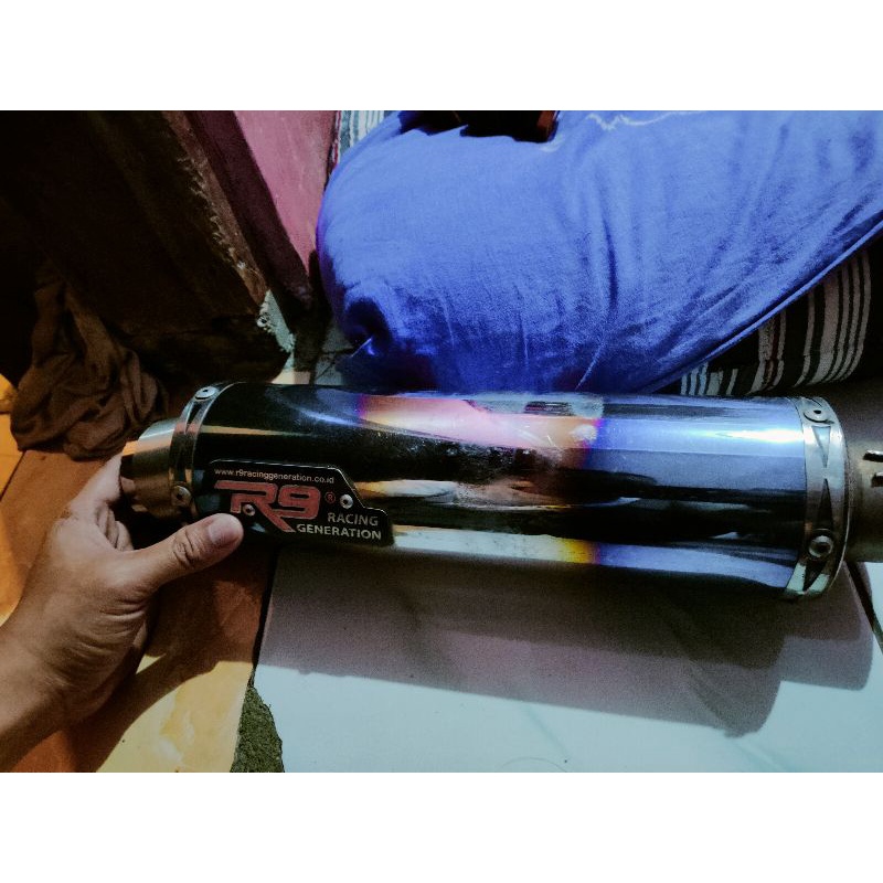 knalpot R9 ORI old