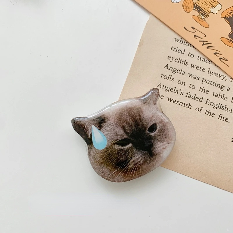 Ins Ring Holder Hp Bentuk Kucing Lucu Gaya Korea Untuk iphone / Samsung / Xiaomi / Huawei