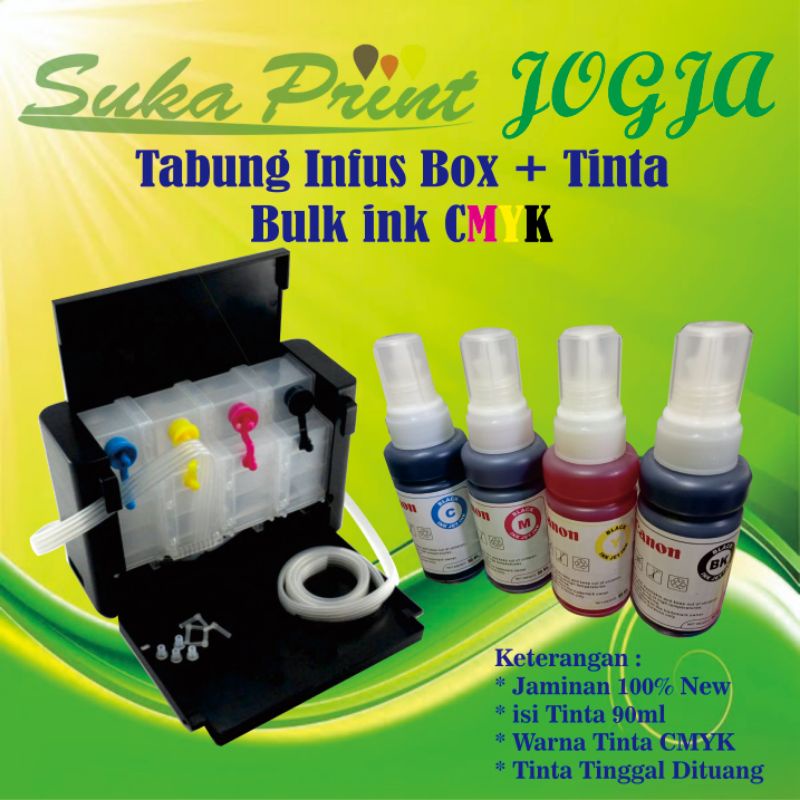 Jual Tabung Infus Box Tinta Bulk Ink Cmyk Shopee Indonesia 2996