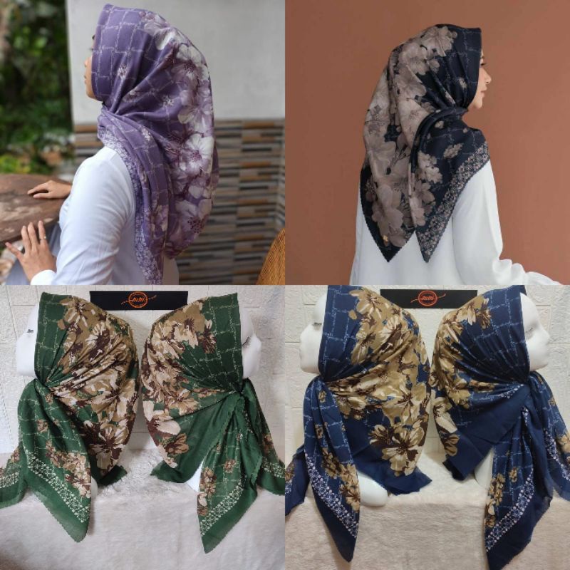 SEGI EMPAT MOTIF EMERALDA Hijabmuslimah