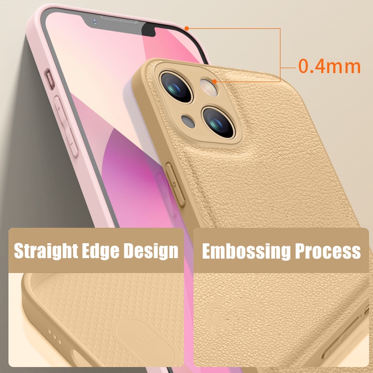 Dermatoglyph Case untuk iPhone 13 Pro Max 12 11 X XR Xs Max 7Plus 8Plus Anti-fingerprint