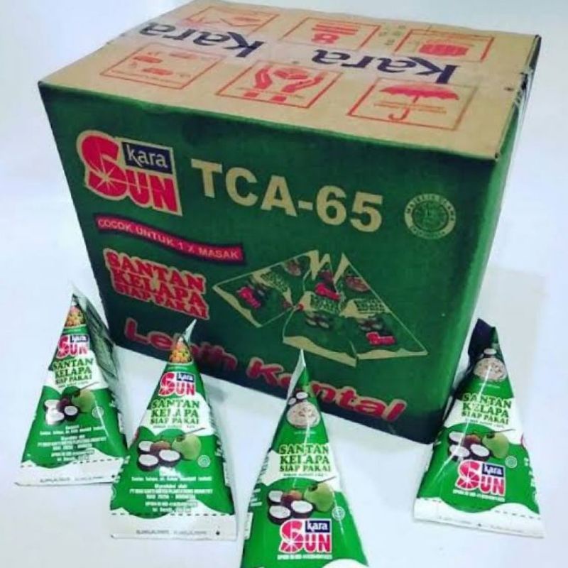 

Santan kelapa Sun kara dus santan cair siap pakai