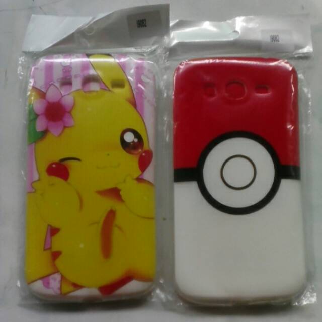 softcase ultrathin gambar pokemon go pikachu poketball samsung galaxy grand 9080