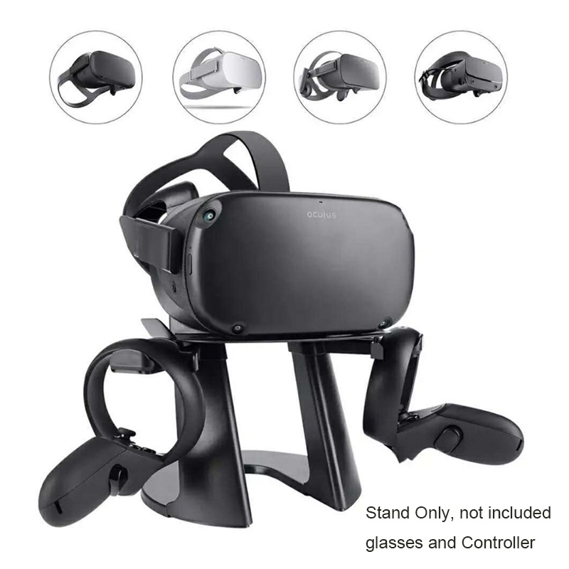 Set Case Silikon Cover Proteksi Lensa Tipe-C + Strap Kepala + Stand Holder + Bracket Kabel USB Tipe-C Untuk Oculus Quest 2 VR