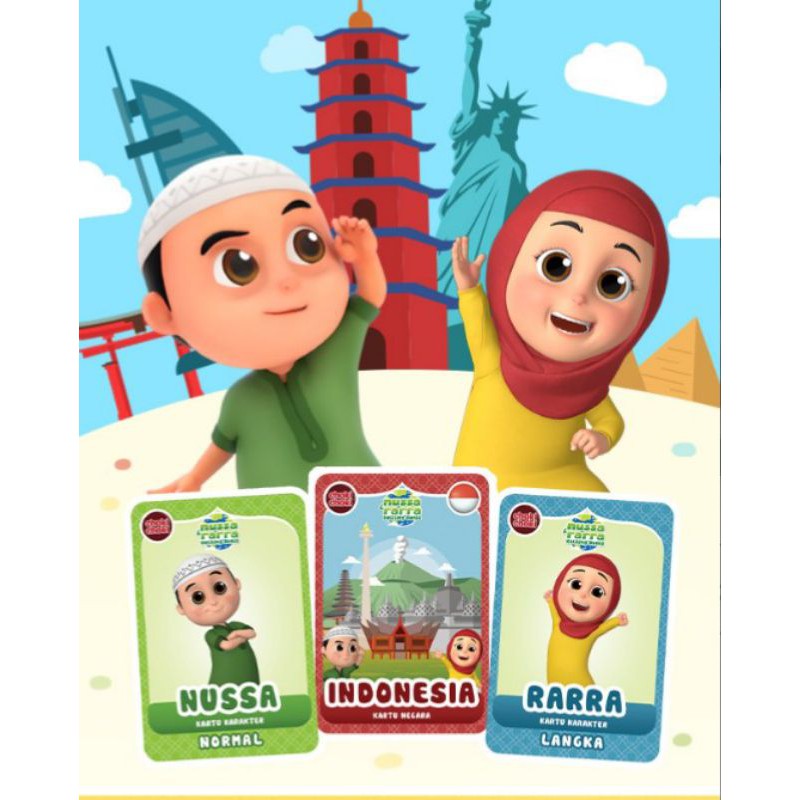 Kartu NUSSA dan RARRA Keliling Dunia ChokiChoki