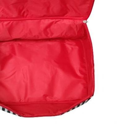 ❀ Tas koper weekend Paris London kanvas besar premium ♢