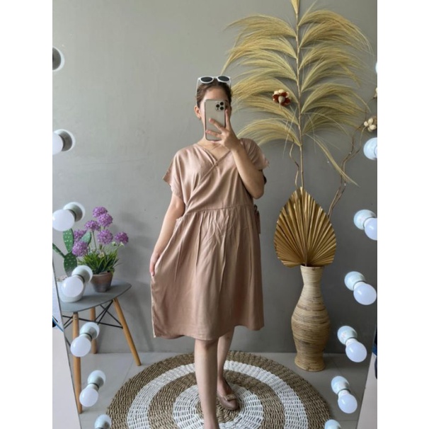 Daster kimono polos pendek