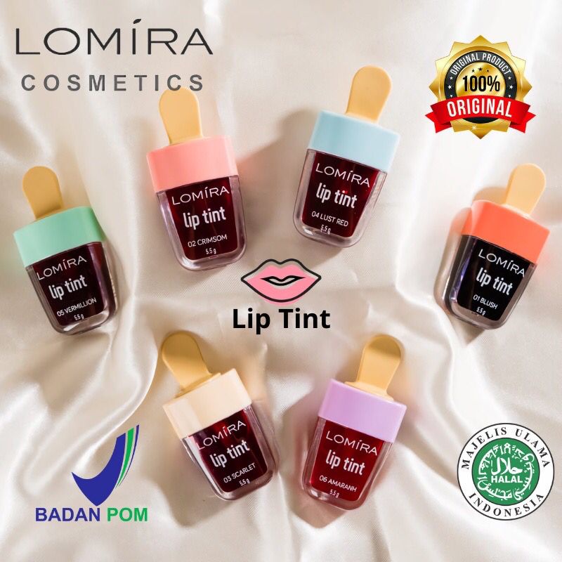 LOMIRA Cheek &amp; Lip Tint - Lipstick Lipstik Cair BPOM Original