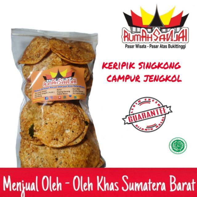 

Kerupuk Opak Singkong Balado Rasa Jengkol 250 gr