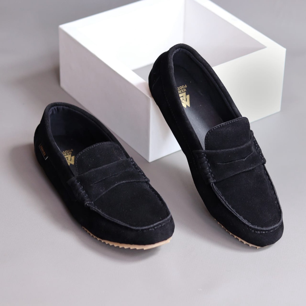 NOAH|Sepatu Kasual Slip On Pria Slop Mocasin Santai Casual Tali Cowok Murah Keren Ringan