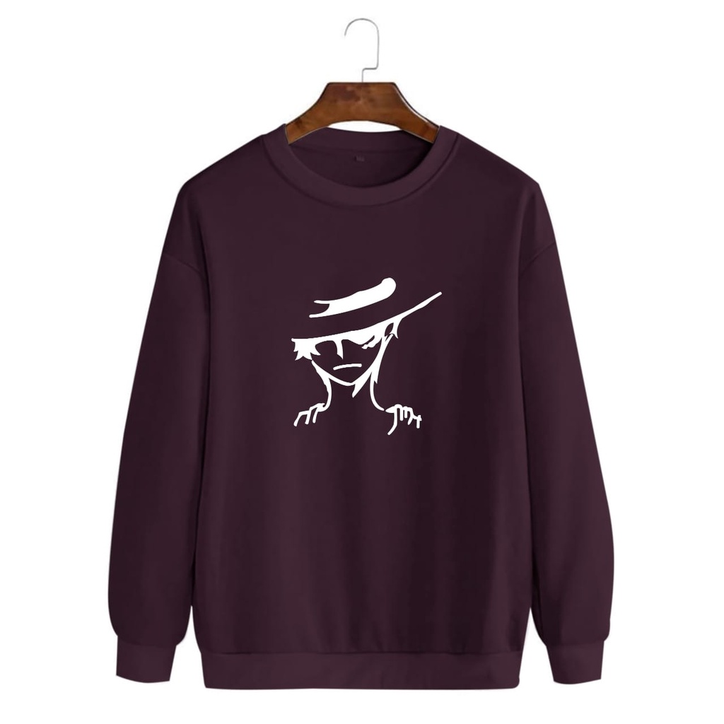 BISA COD /Baju Sweater lUKPI / sweater luffy terbaru /atasan pria /  baju trend kekinian  -mukzhop