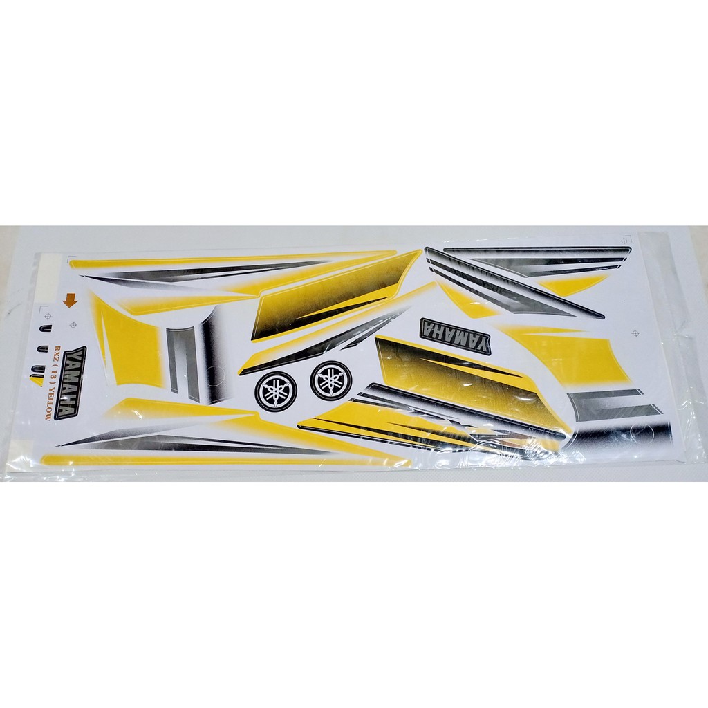 stiker striping body yamaha  rxz baru rx z catalyzer 