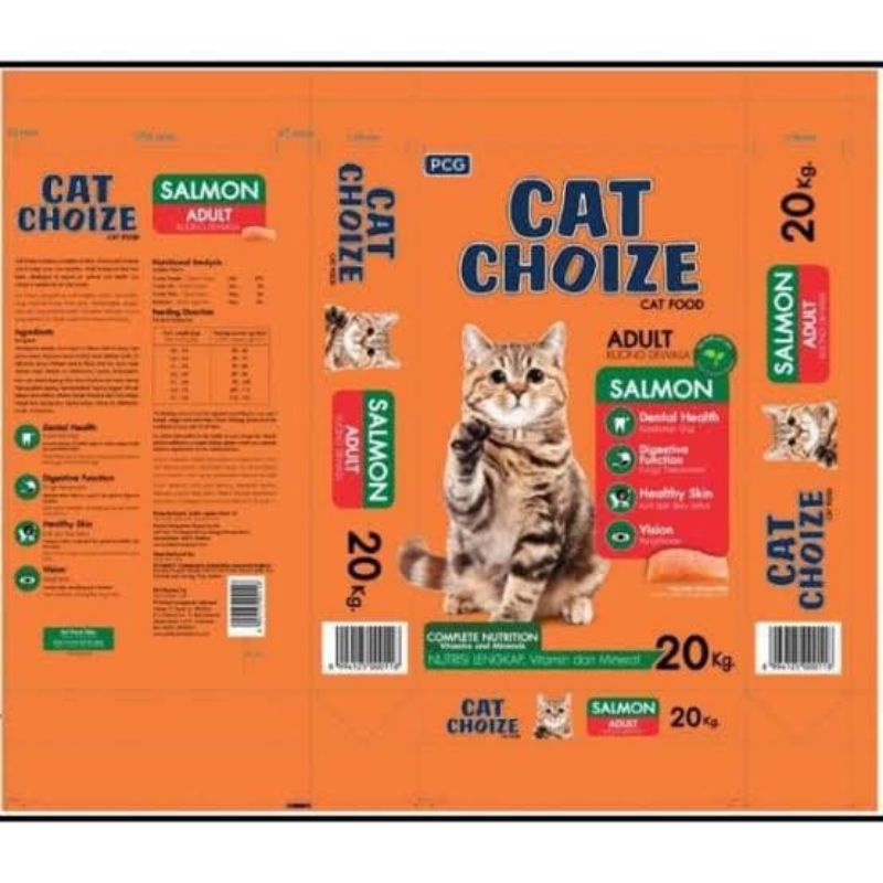 Cat Choize Tuna /salmon 800gr.makanan kucing kering cat choise