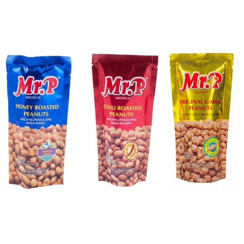 

MR.P Roasted Peanuts 80gr - Kacang Panggang Mr.P