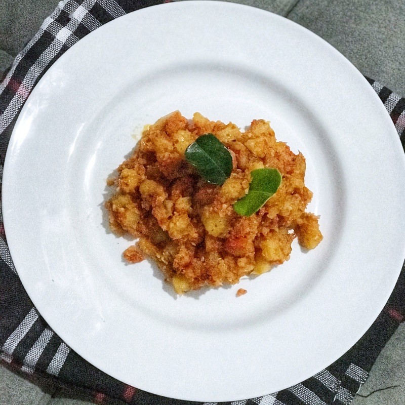 

Kentang balado/kentang pedas
