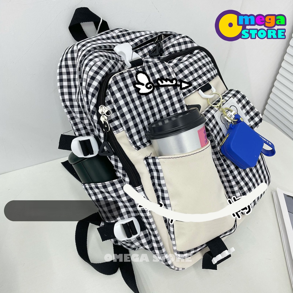 Tas Remaja Tas Anak Perempuan Kekinian Tas Ransel Sekolah SD SMP SMA  Backpack Fashion Korea 216