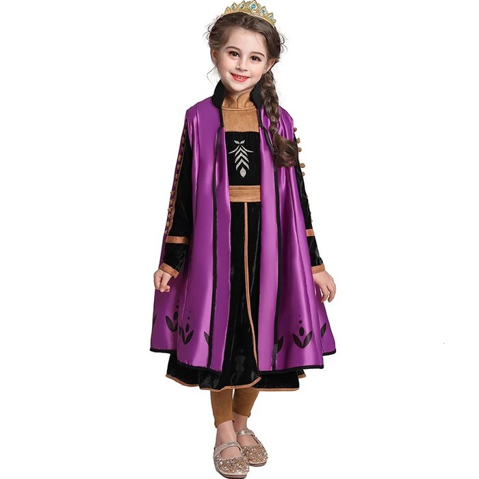Preloved Disney Princess Rapunzel Kostum Anak 5 6Thn . NF208 Baju Anna Coat Set Frozen 2 Princess