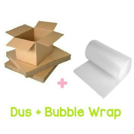 

Bubble Wrap Packing dan Kardus Tambahan Pengaman Paket Pengiriman