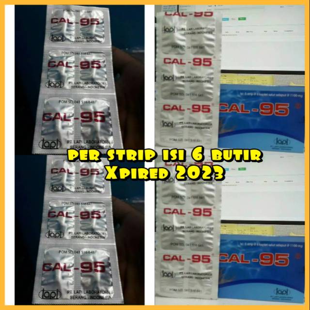 CAL 95 OBAT  CAL-95 VITAMIN IBU HAMIL VITAMIN TULANG DAN MURAH ORIGINAL