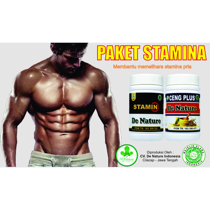 OBAT STAMINA PRIA KAPSUL STAMIN CENG PLUS DE NATURE TERBARU