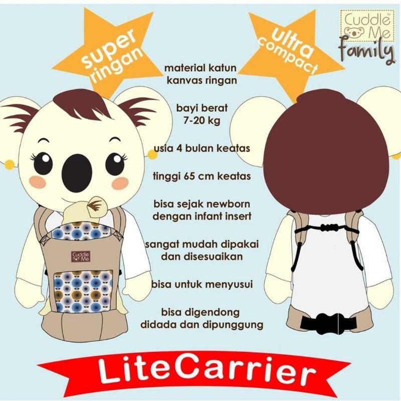 PRELOVED Cuddle Me Lite carrier