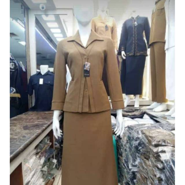 blazer princes baju seragam Pemda wanita  set rok A blazer pemda tua blazer kode p
