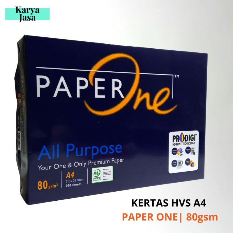 

Paper One Kertas HVS Ukuran A4 80 Gsm | Kertas A4 80 Gram | Grosir Kertas Medan