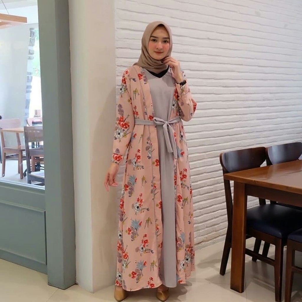 GAMIS WANITA TERBARU AMORA DRESS BAHAN MONALISA MIX MOSCRAFE GAMIS WANITA TEBARU 2023 KEKINIAN DRESS WANITA LENGAN PANJANG MAXY DRESS MOTIF JUMBO