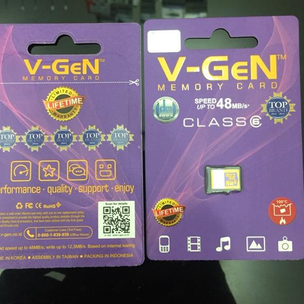 Ready Irit V-Gen memory card 16gb memori 16gb VGen original