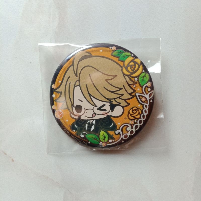 Pin Badge Anime Kuroshitsuji/Black Butler Book of The Atlantic - Ronald Knox [OFFICIAL MERCHANDISE]