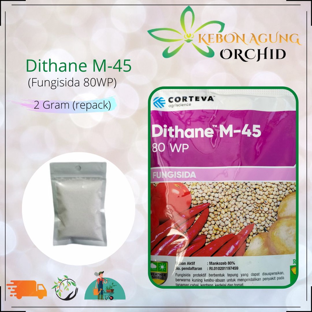 Fungisida DHITANE M-45 kemasan praktis (Repack 2gram)