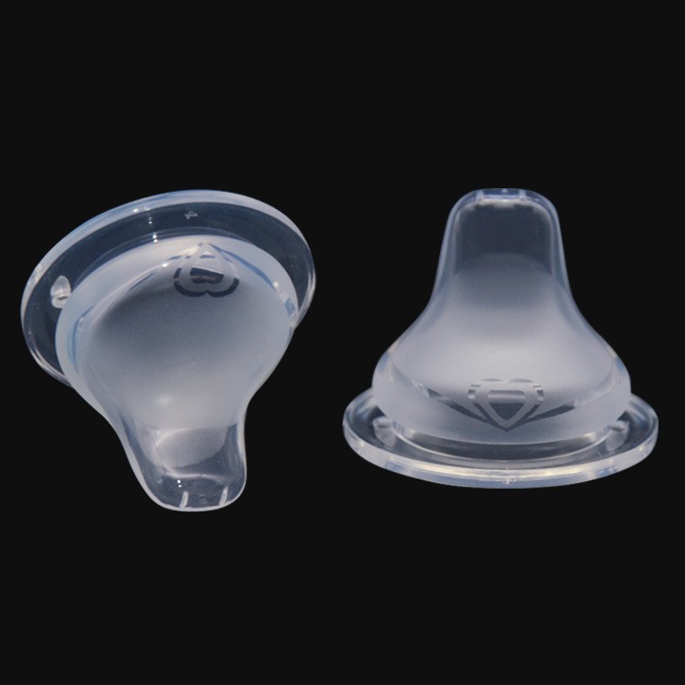 Ready Stock Baby Wide Neck Belajar Alat Minum Soft Duckbill Silicone Nipple Duckbill Type