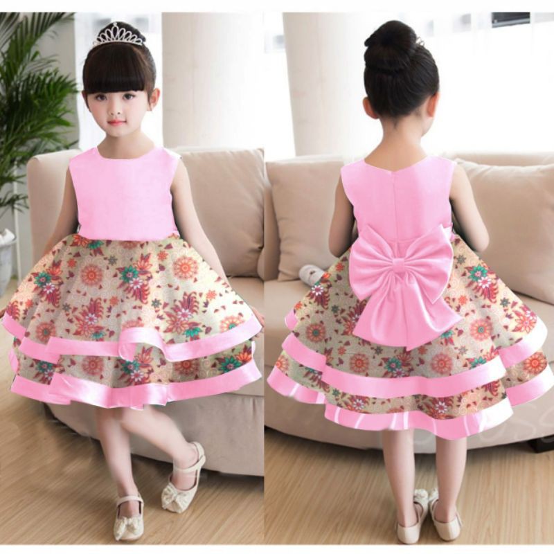 DRESS KID ADONIA NEW MOTIF / DRESS ANAK PEREMPUAN Best Seller / BISA COD