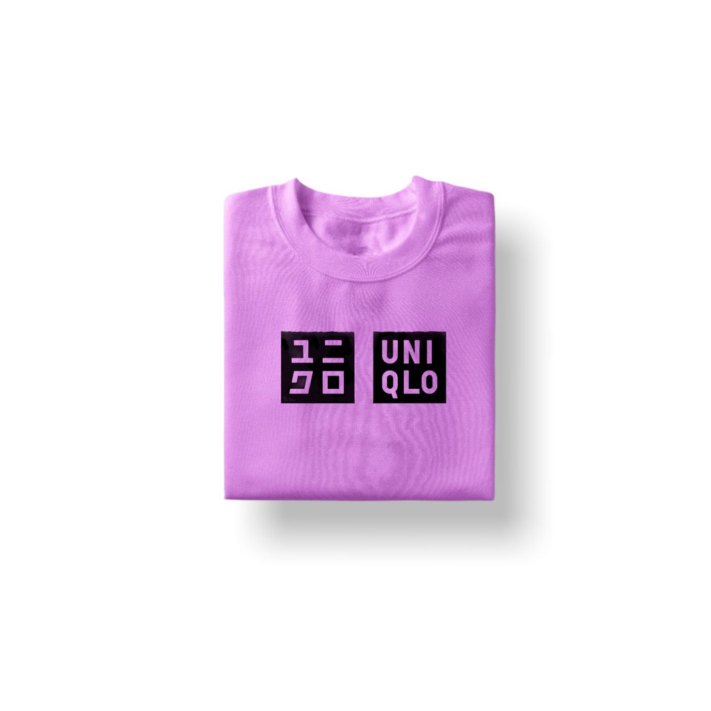 COD BAYAR DI TEMPAT KAOS BAJU UNIQLO LOGO KATUN KOMBED 30S PREMIUM DISTRO PRIA WANITA TSHIRT TEES-3