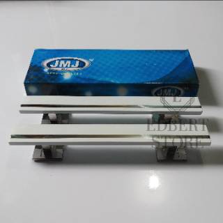 PULL HANDLE TARIKAN PINTU  RUMAH  DUA  PUTIH STAINLESS BODY 