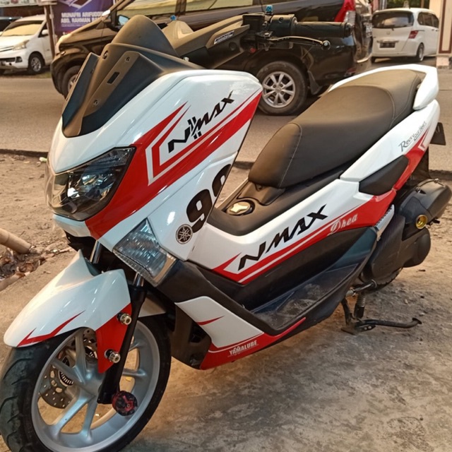 Stiker Nmax Decal Full Body Nmax Premium White Glossy DNKZ