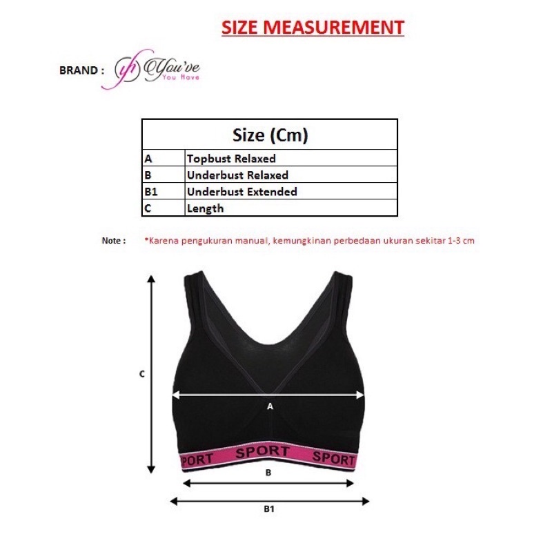 Bralette Wanita Bra Sexy Bra BH Tanpa Kawat / You've (You Have) BH Bra Pakaian Dalam Wanita 001438-4