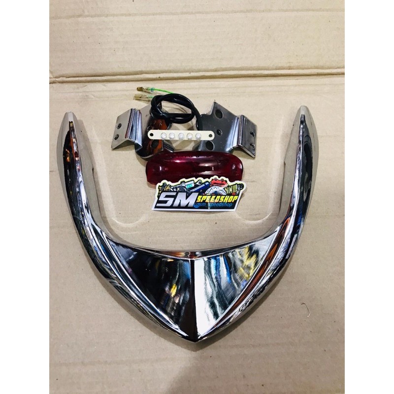 BEHEL BEAT MALAYSIA ORIGINAL WARNA CROME PLUS LAMPU